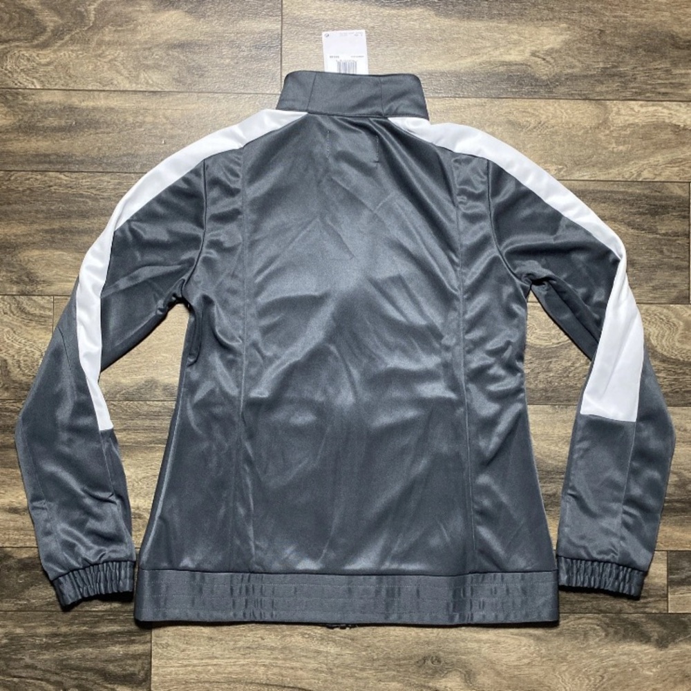 Nike Air Jordan Jumpman Full Zip Basketball Jacket Women's Size Small Gray White - Picture 2 of 9